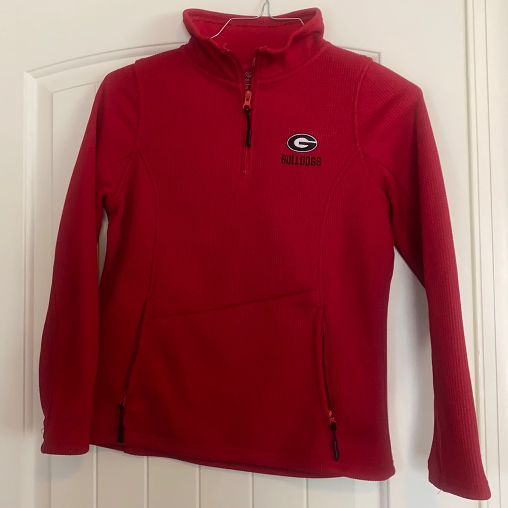 Georgia Bulldogs 1/4 zip women’s top